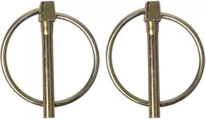 Borgpen - Gebichromatiseerd - 6 mm (2 stuks)
