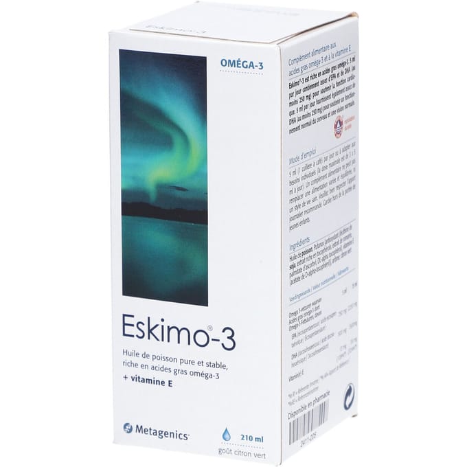 Metagenics Eskimo-3 Limoen - 210 ml - Voedingssupplement
