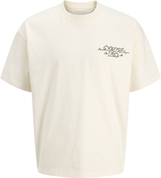 JACK&JONES - JCODUST SCRIPT BACK TEE SS CREW NECK - Heren - T-shirts