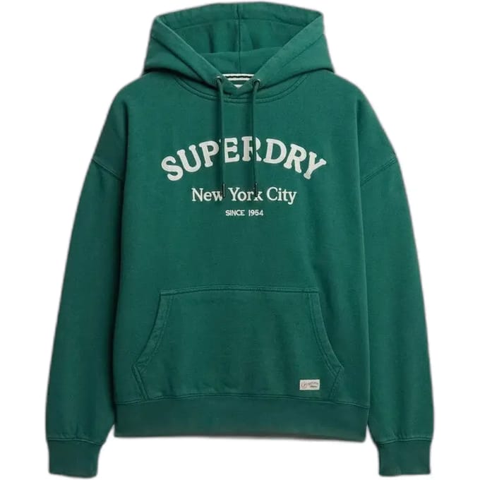 Dames Hoodie Superdry Luxe Casual Emb Relaxed