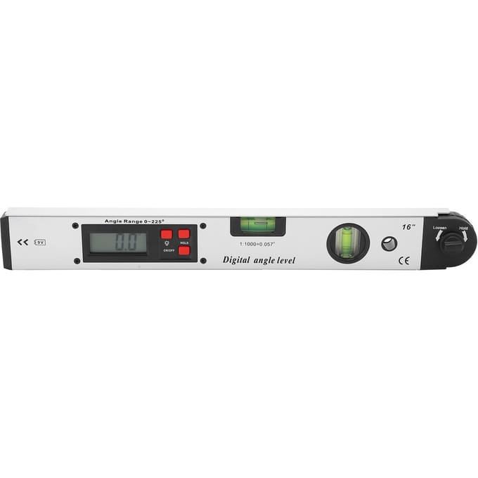 400mm Waterpas Opvouwbare Digitale Display Hoekliniaal Elektronisch Waterpas Digitale Hoekzoeker white