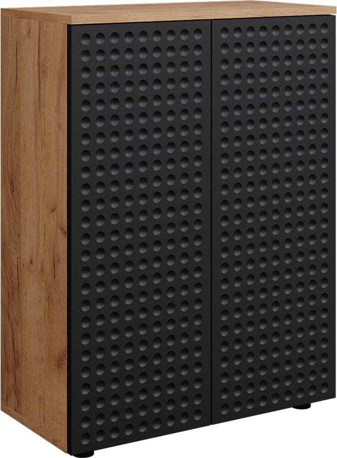 Vicco Irma Midikast – 60 x 81 cm Gestippeld antraciet