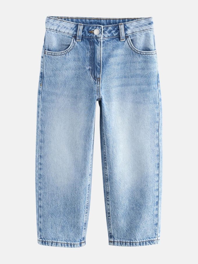 Next - Meisjes - Straight Leg Jeans - Blauw