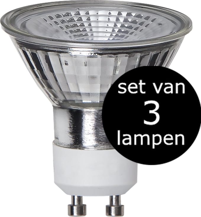 3-Pack | Spot - GU10 - 3.2W - Extra Warm Wit - 2700K
