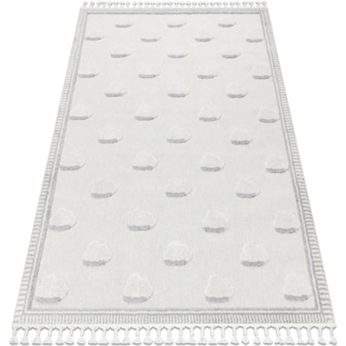 Kleden Rugsx Tapijt YOYO GD62 wit / grijs - 80x150 cm