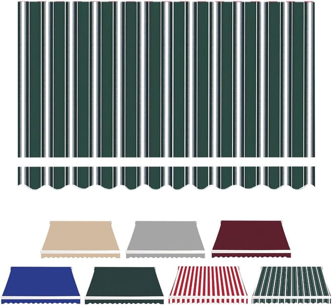 Vervangend Luifeldoek - Zonnescherm Canvas - Buiten Bescherming - Waterdicht Polyester - 1 x 1 cm