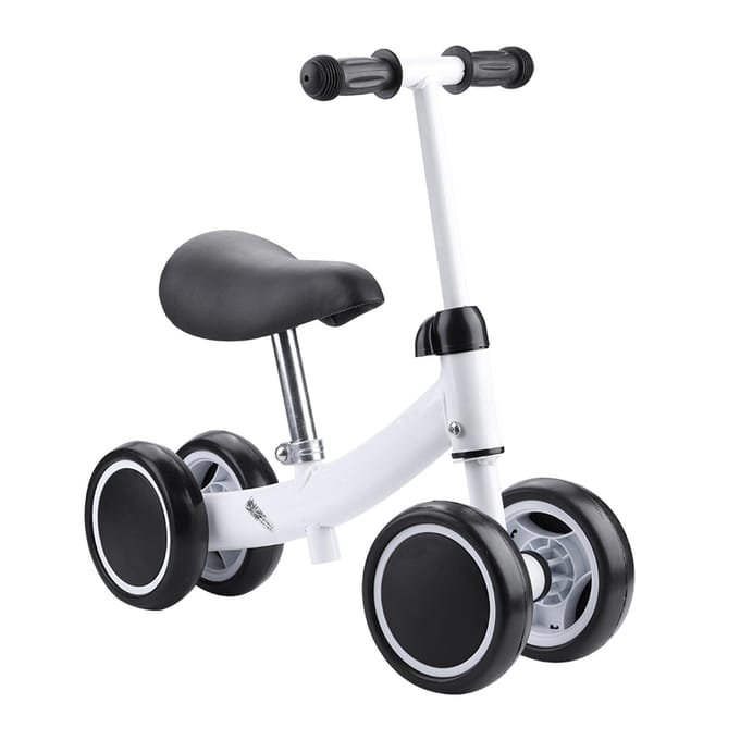 Balans Training Mini Fiets Scooter Looprek Scooters voor 12 Jaar Oude Baby (Wit) black