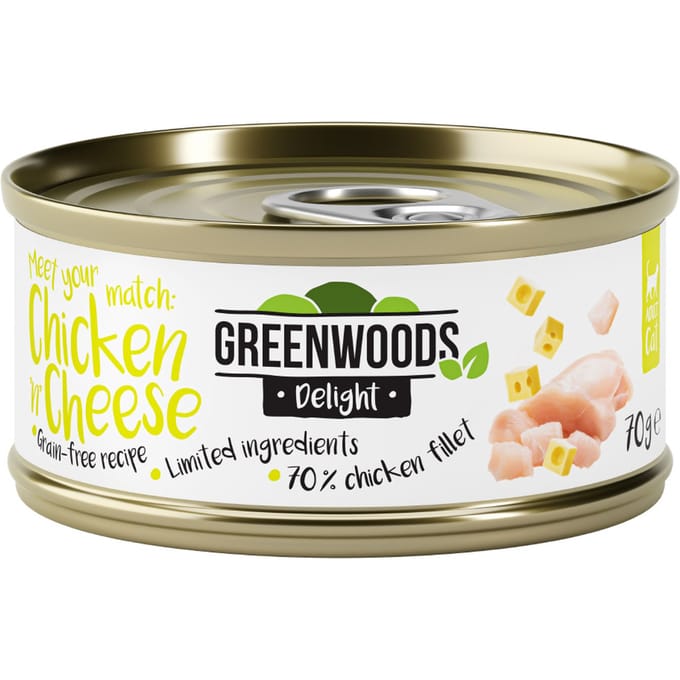 Greenwoods Delight kipfilet met kaas 24 x 70 g