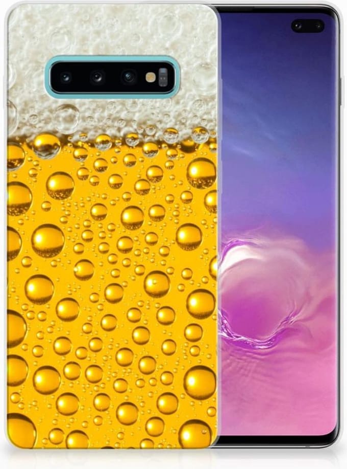 Samsung Galaxy S10 Plus Siliconen Case Bier