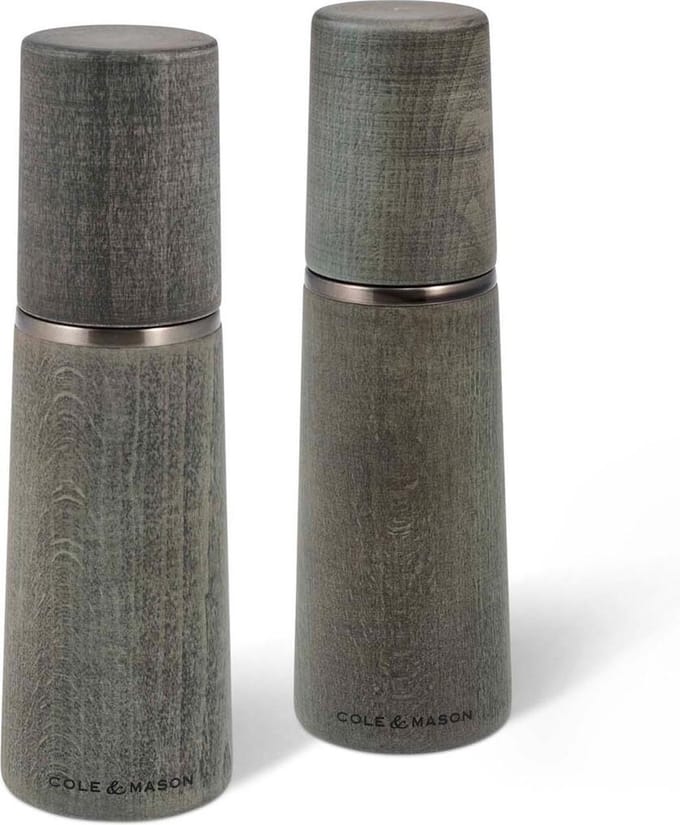 Cole & Mason - Marlow Salt and Pepper Mill Beech Wood Gift Set, unfilled 18.5 cm