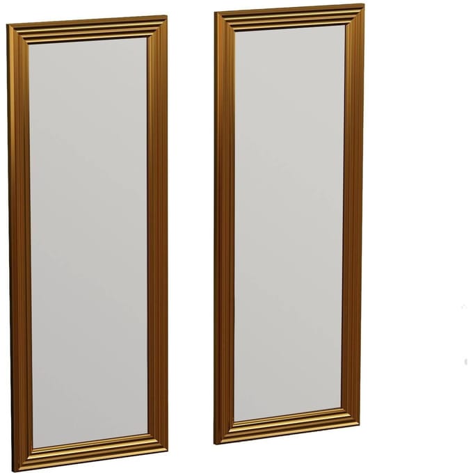 Set van 2 wandspiegels Candy rechthoekig | Kalune Design