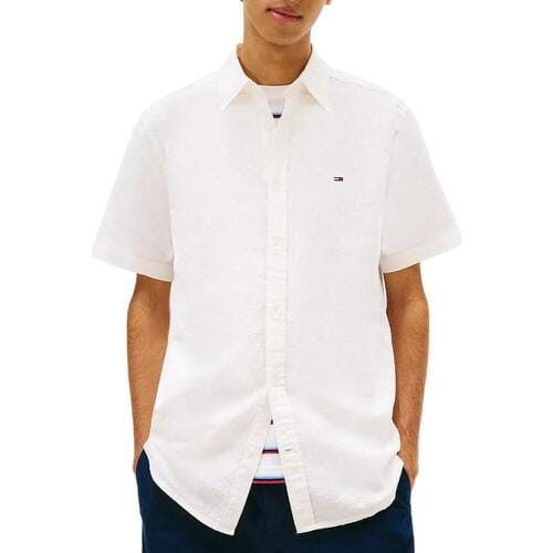 Overhemd Korte Mouw Tommy Hilfiger Seersucker
