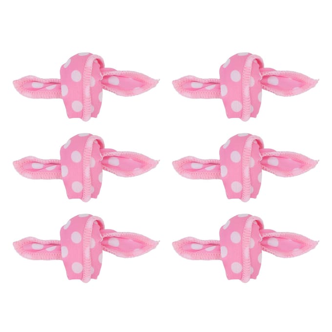 20 stuks haarkrulrollers, flexibele zachte spons, DIY nachtelijke haarstylingtools, roze pink
