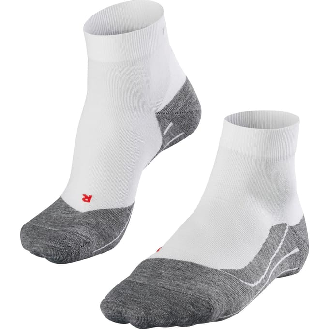 FALKE RU4 Short anti-blaar katoen functioneel materiaal hardloopsokken heren wit - maat 44-45
