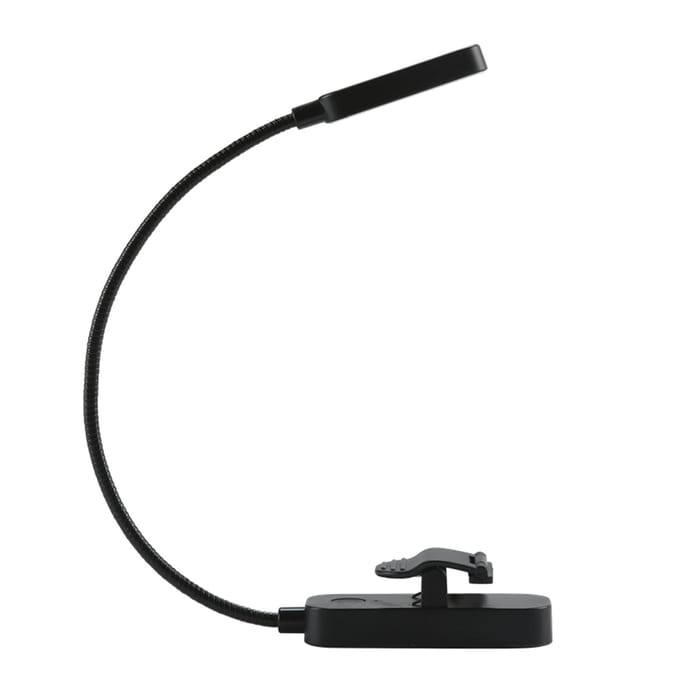 Led flexibel clip-on boeklicht Oogverzorgende bladwijzer Leeslamp USB oplaadbaar Traploos dimmen Type 1  (8 Leds ) wit