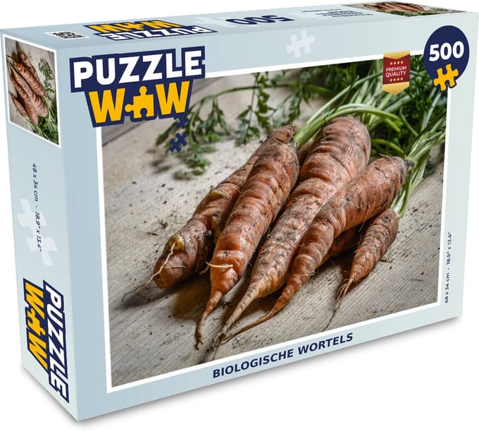Puzzel Biologische wortels - Legpuzzel - Puzzel 500 stukjes