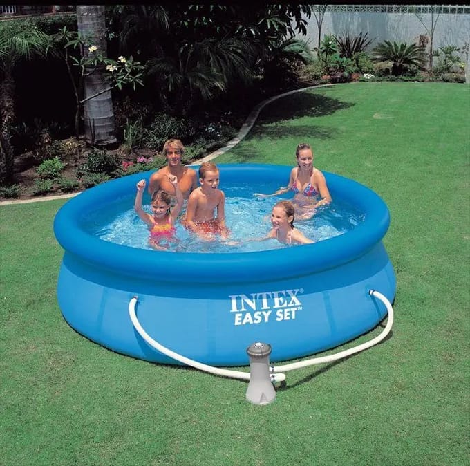 Intex Easy Set Opblaaszwembad Set - Ø 305 x 76 cm met filterpomp