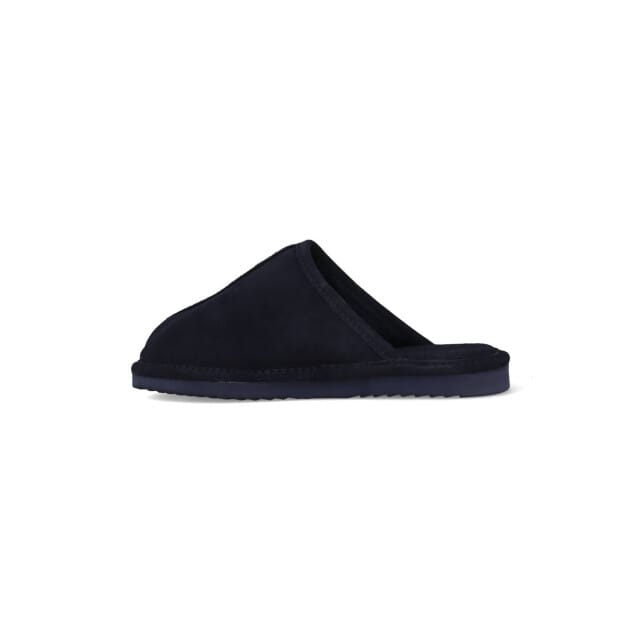 Warmbat Barron Suede Heren Pantoffels - Dark navy - Maat 40