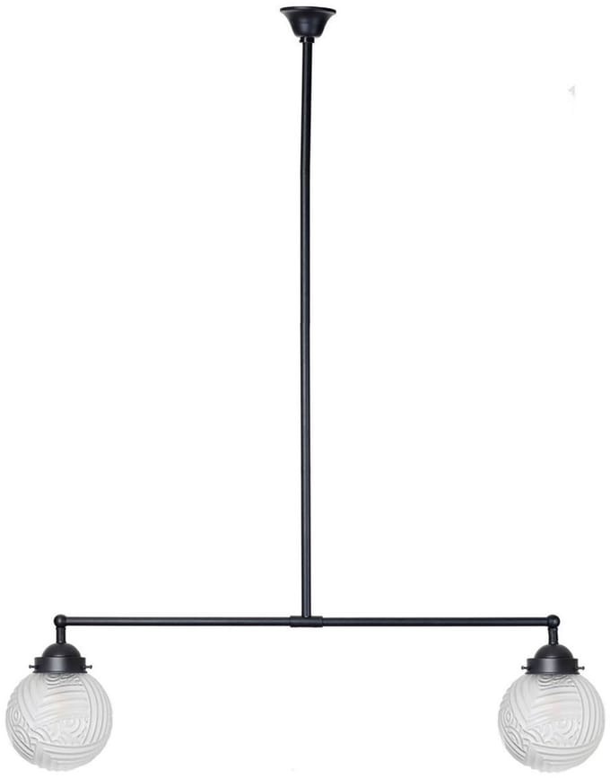 Moonlight T-lamp 2 lichts Nouveau Romance Geëtst - Art Deco Trade
