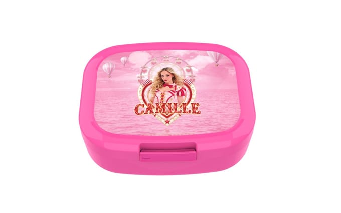 Camille Dhont - Camille Brooddoos - met naamsticker - Donker roze - Circus 2026