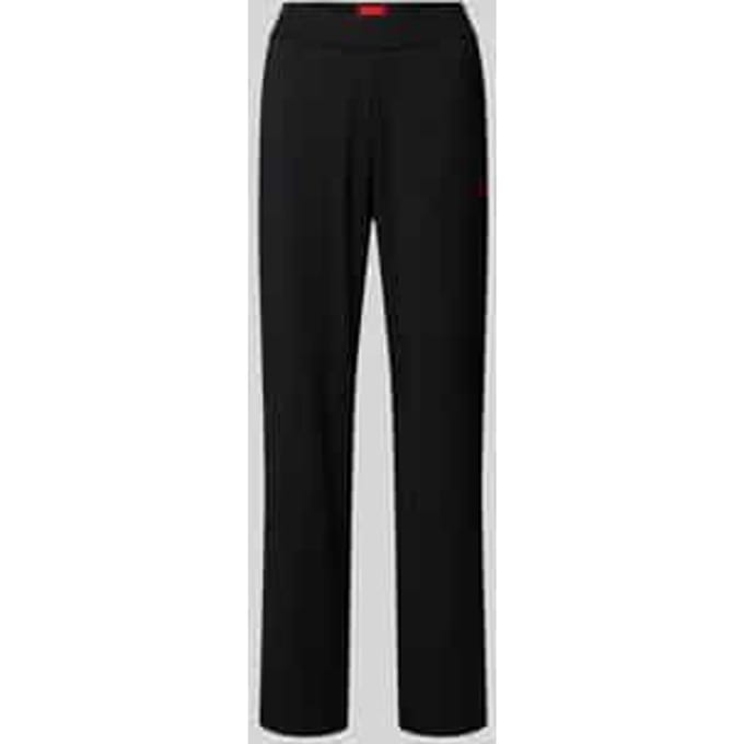 Comfort fit sweatpants van een mix van katoen en modal, model 'SIGNATURE'