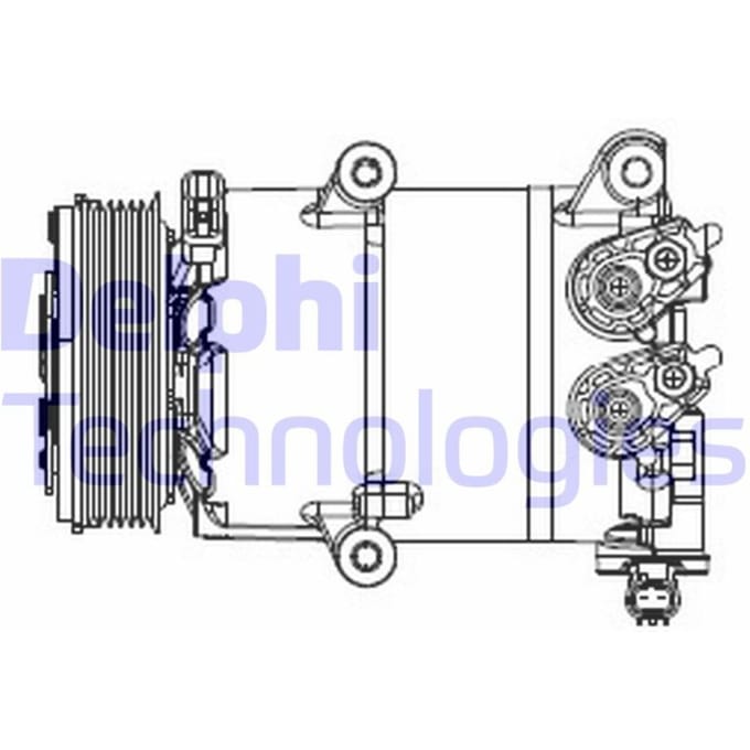 Compressor airconditioning DELPHI CS20553