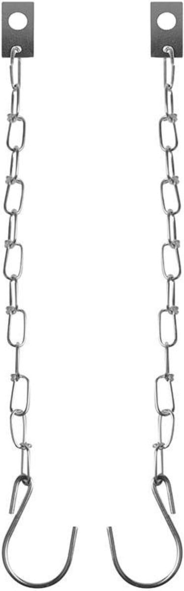 ProPlus Borgketting - Metaal - 24 cm - Haak en Bevestigingsoog - 2 stuks