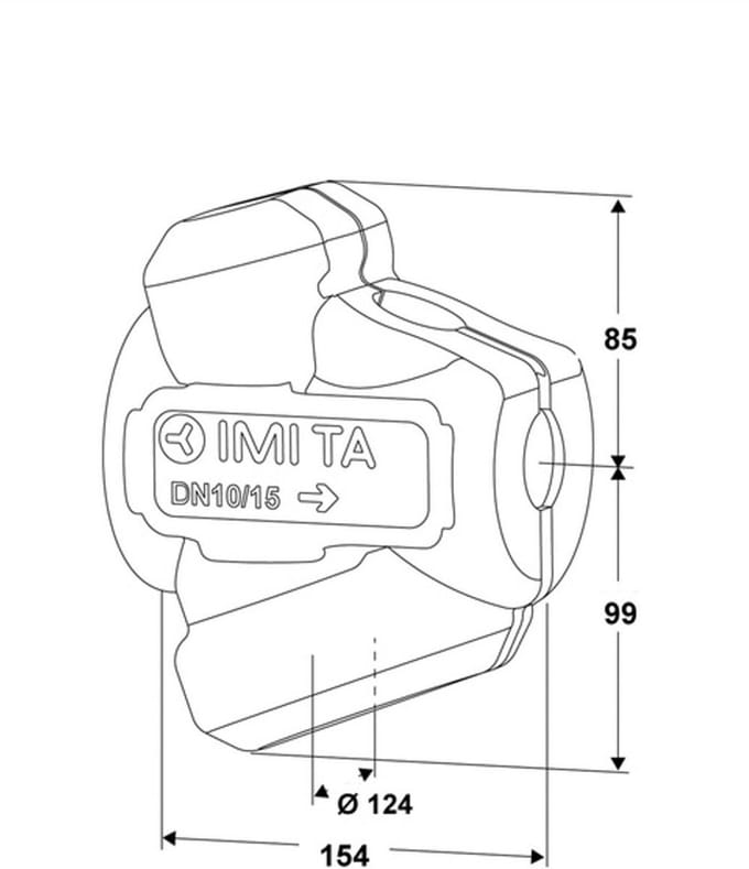 IMI Hydronic Engineering TA Warmte- en koude-isolatie voor TA-COMPACT-P/TA-Modulator, DN 40, 52164905