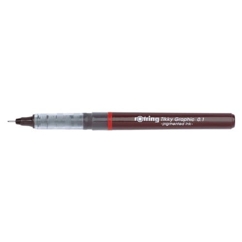 rOtring Tikky Graphic-viltstift fineliners | 0,10 mm | Zwarte inkt |