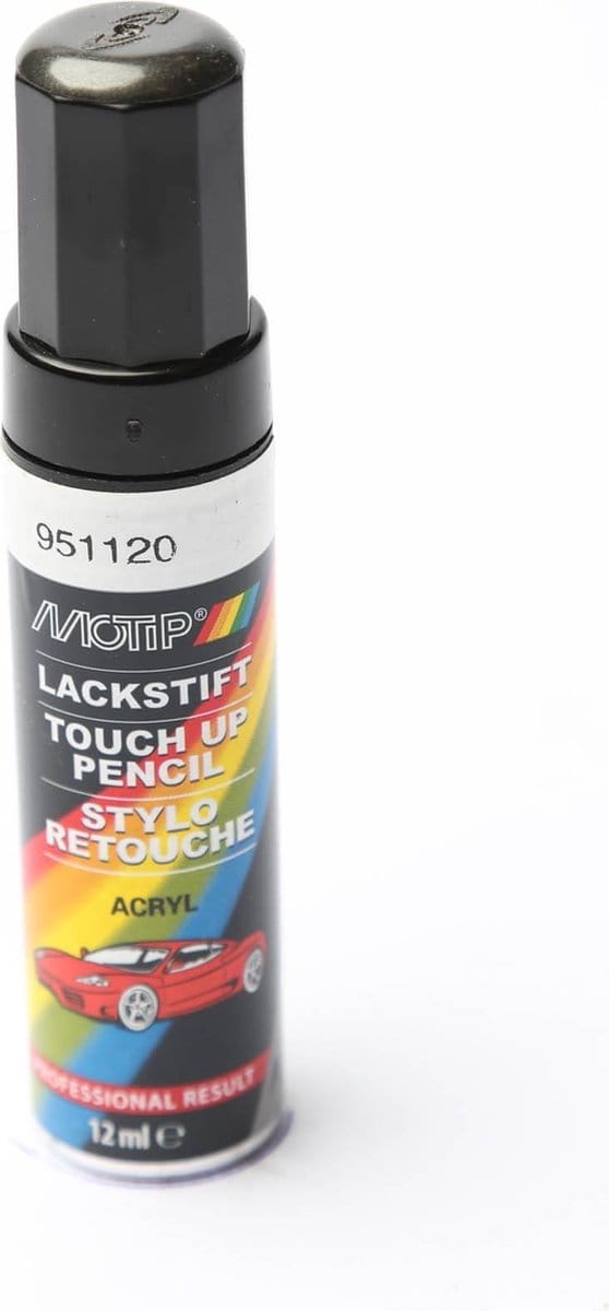 Motip 951120 - Auto lakstift - Grijs Metallic - 12 ml