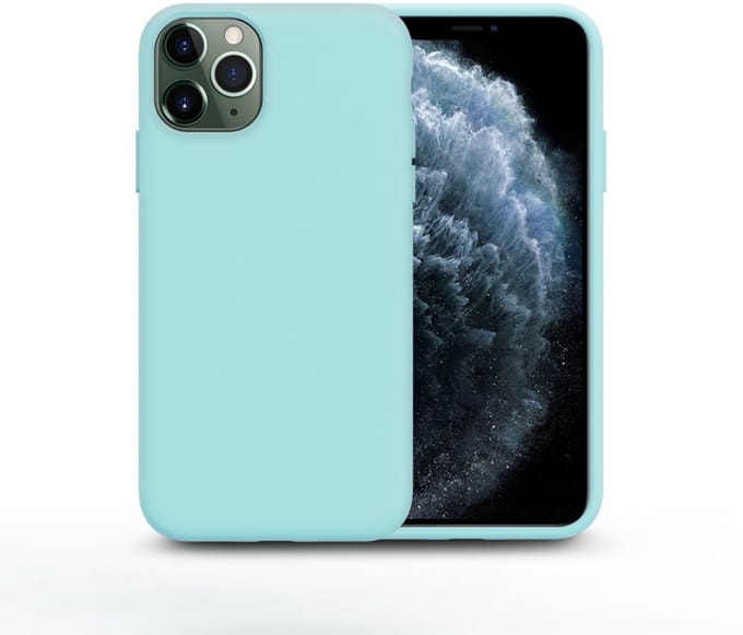 Nano Silicone Back Hoesje Geschikt voor iPhone 11 Pro Max - Mint Groen