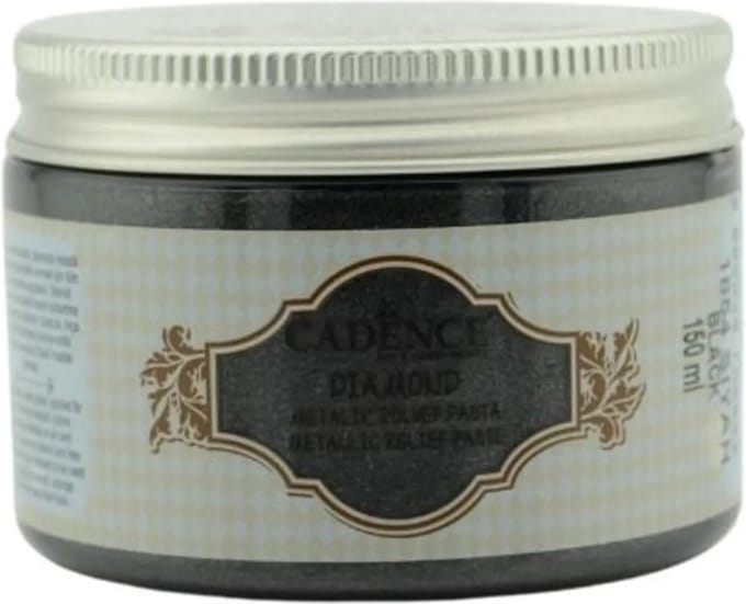 Cadence Diamond Relief Pasta 150 ml Zwart