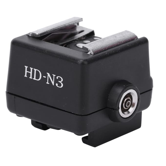 Adaptateur de montage pour flash PC HD-N3 pour caméra vidéo gray