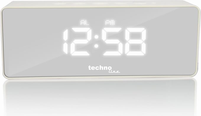 Technoline WT 475 - Wekker - Digitaaal - Quartz - 12/24 - Datumaanduiding - Binnentemperatuur - Alarm - Snooze - Zwart
