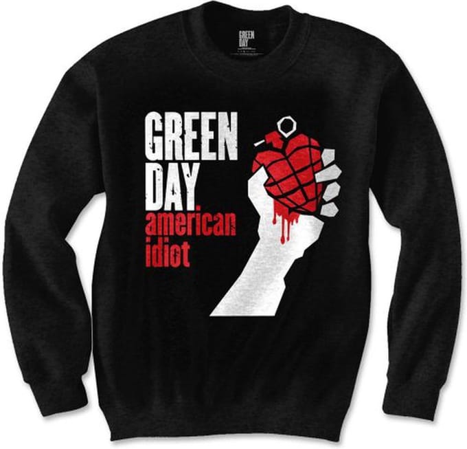 Green Day - American Idiot Sweater/trui - M - Zwart