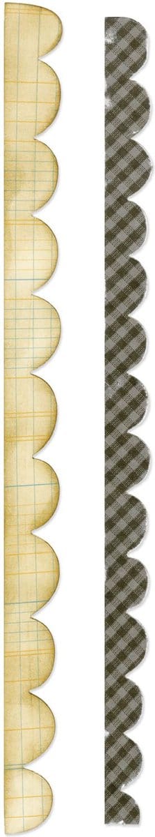Sizzix Sizzlits Decorative Strip Snijmal - Scallops