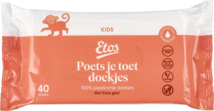 Etos Plasticvrije Snoetenpoetsers - Vegan - 12x40 stuks