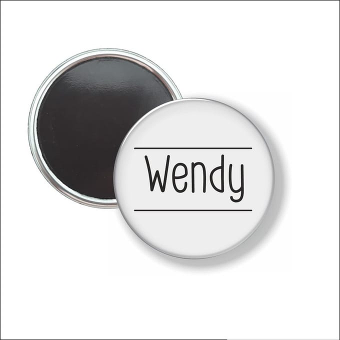 Button Met Magneet 58 MM - Wendy - NIET VOOR KLEDING