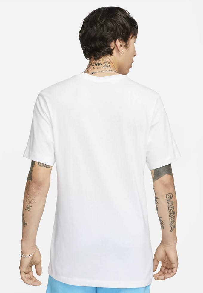 Nike M NSW Club+ BRD PK HBR T-shirt in wit