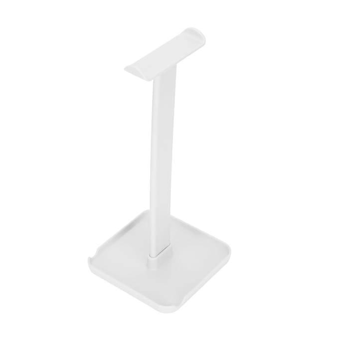 Support de casque multifonctionnel, peu encombrant, robuste, durable, stable, couleur vive, blanc blanc