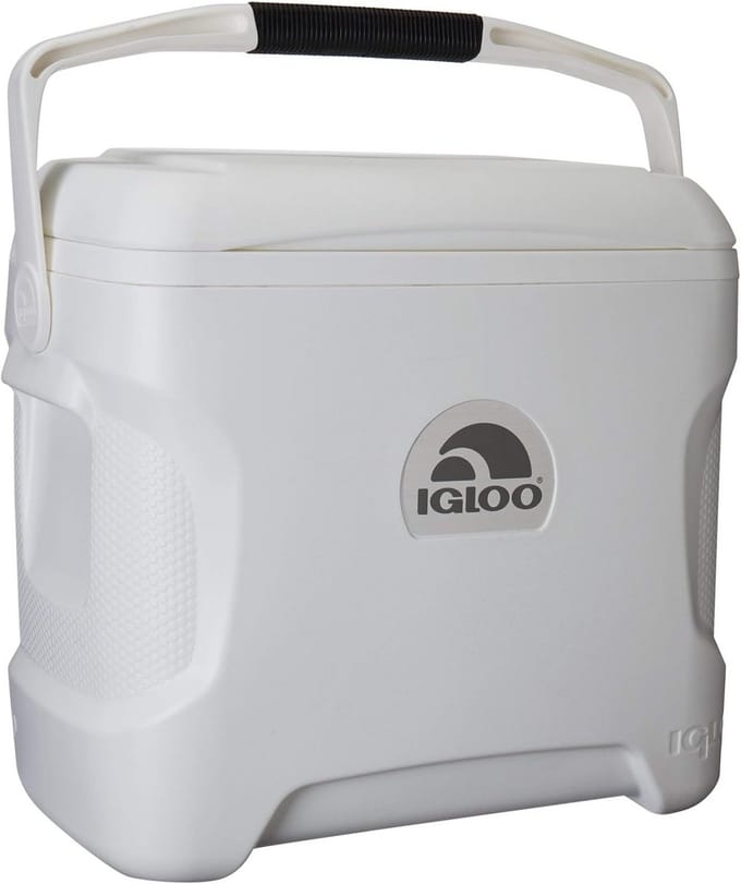 Marine Koelbox - Outdoor Koeler - Dranken Koel Houden - UV Bescherming - 30 Quart - Wit