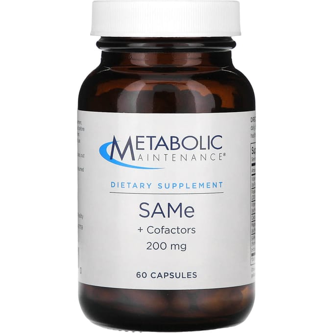 Metabolisch Onderhoud, SAMe + Cofactor, 200 mg, 60 capsules