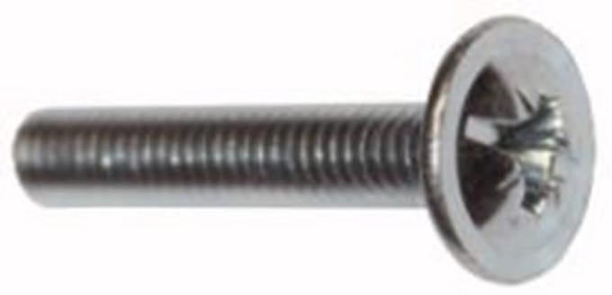 Meubelgreepschroef met kruissleuf M4x35mm