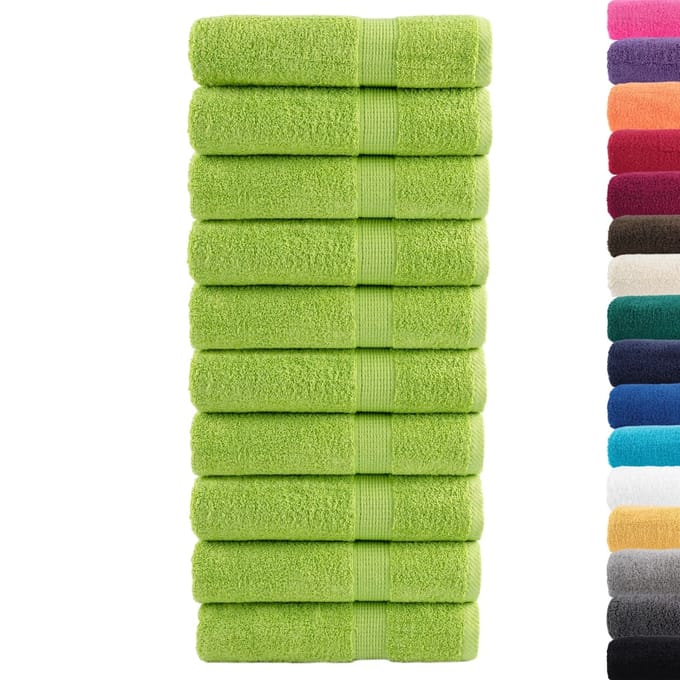 vidaXL - Badhanddoeken - SOLUND - 10 - st - 600 - g/m² - 100x150 - cm