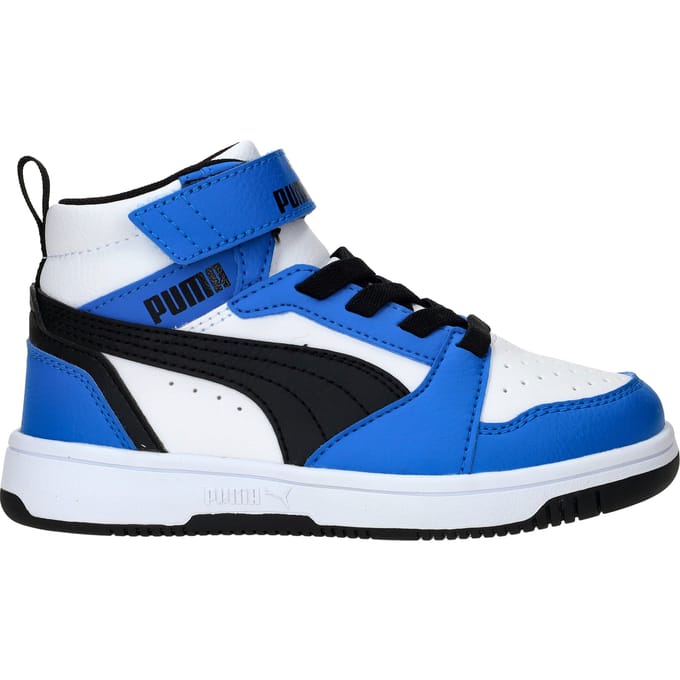 PUMA Puma Rebound V6 Mid AC+ PS Unisex Sneakers - PUMA White-PUMA Black-Racing Blue