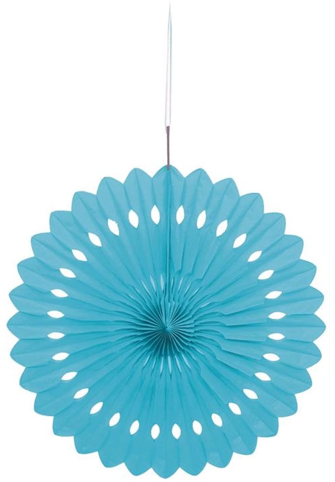 Haza Original Waaier Powder Blue Solid 40 Cm Papier Blauw