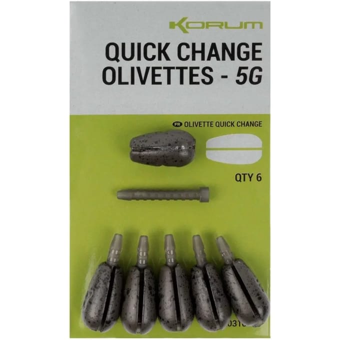 Korum Quick Change Olivettes - Maat : 5gr