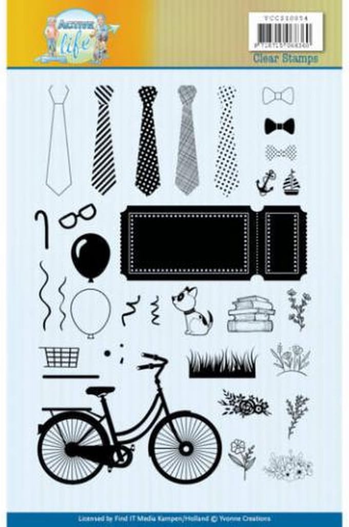 Yvonne Creations - Clearstamp - Active Life - YCCS10054