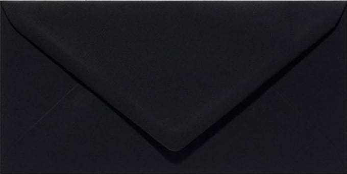 Papicolor Envelop | DL 110 x 220 | Ravenzwart | 6 stuks (305901)