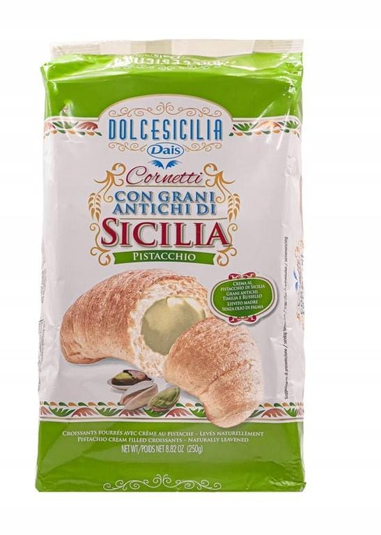 Croissants à la crème de pistache Dais 6x50g 300g Cornetti italiens